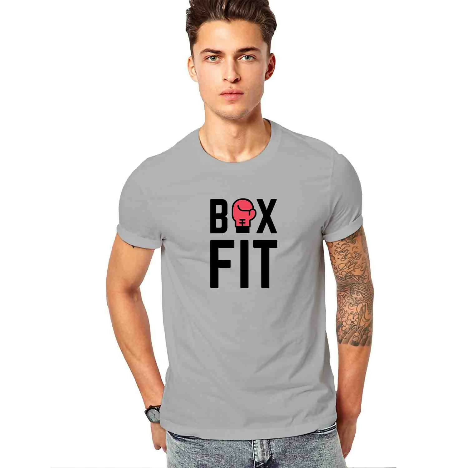 Khanani's Boxing lifestyle half sleeves t shirt for men - ValueBox