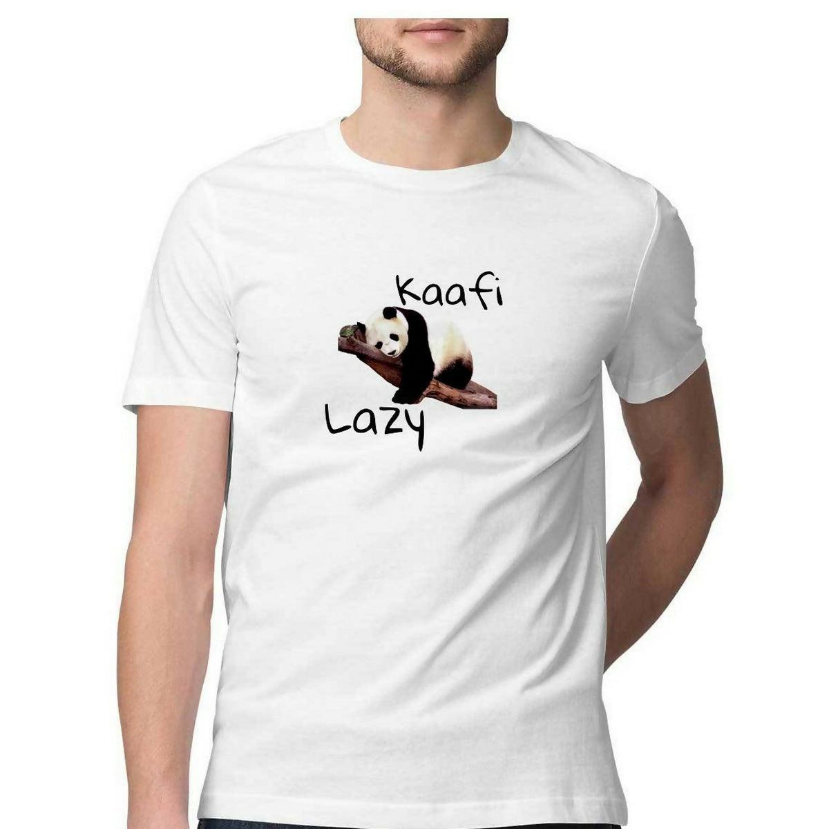 Khanani's Lazy Men’s Half Sleeve printed T-shirts for men - ValueBox