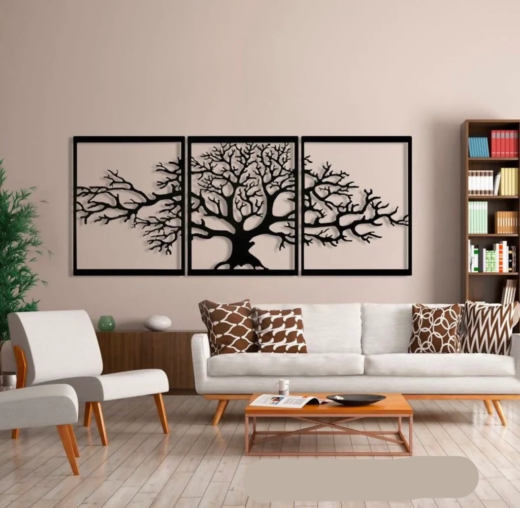 3 Pcs Life Tree Wall Art