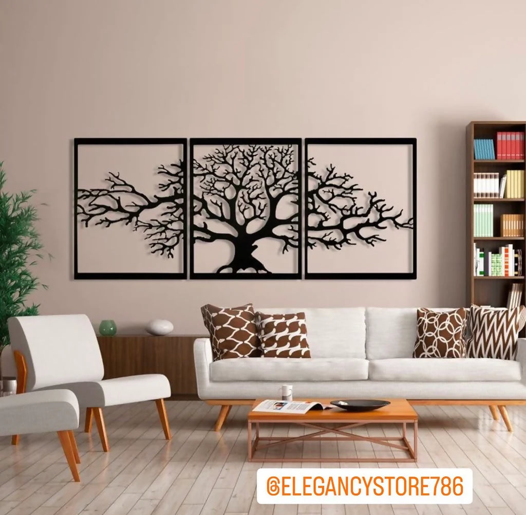 3 Pcs Life Tree Wall Art