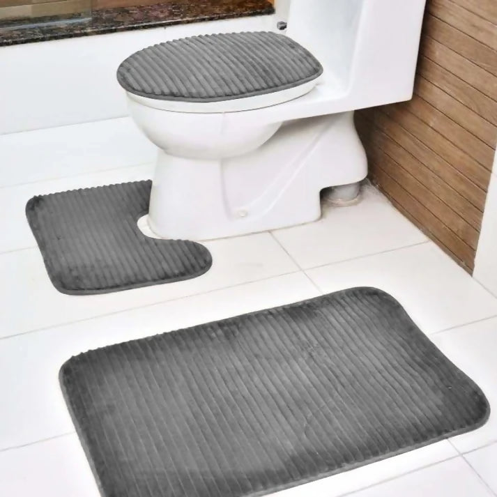 3-PCs-Anti-Skid-Commode-Mat-Set-2432-Grey-Apricot-5896