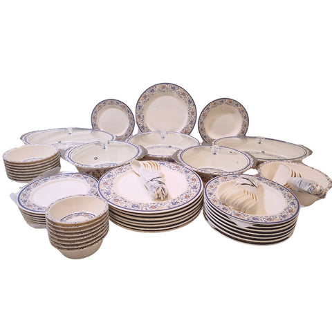 Victorious Melamine Dinner Set , 72 Pieces Dinner Set ,100% Orignal Double Glazed 8 person serving Dinner Set V,T,3 - ValueBox