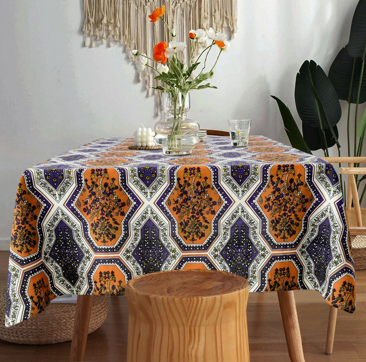 6-8-Seater-Digital-Printed-Table-Cover-4534-TB32-Apricot-9866