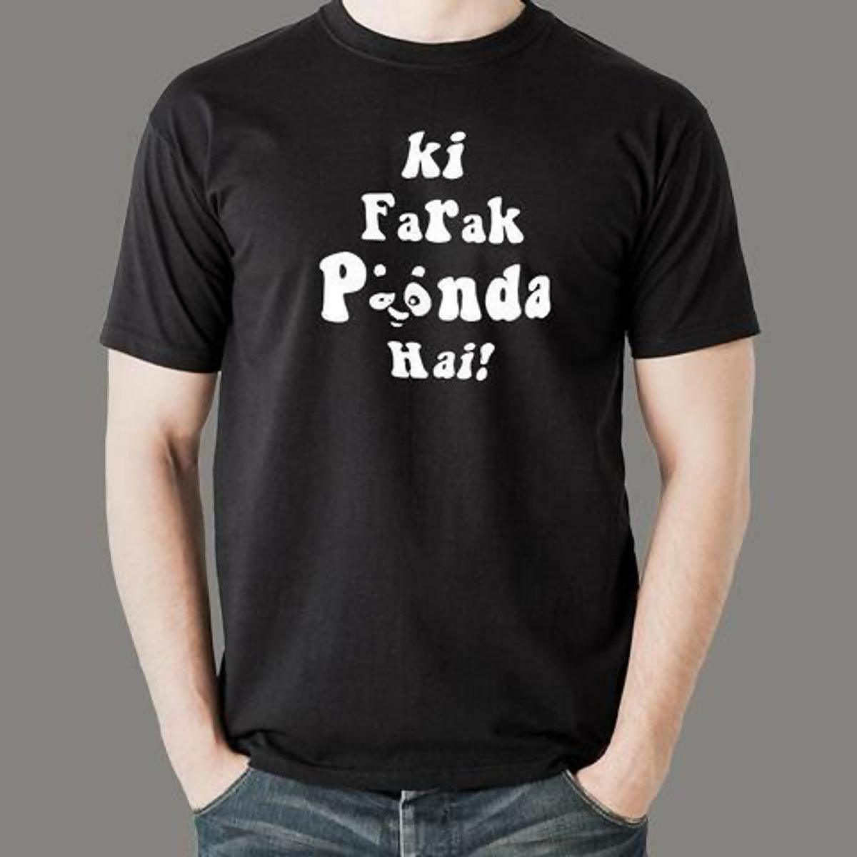 Ki Farak Panda Hai Men's T-Shirt - ValueBox