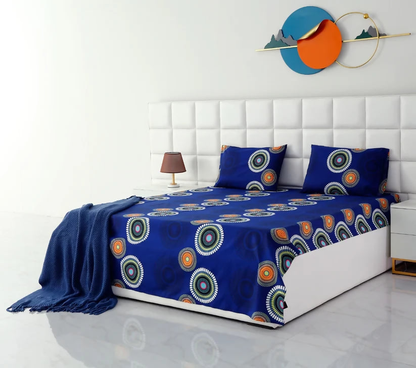 3-PCs-Double-Bed-Sheet-DB208-Apricot-3074