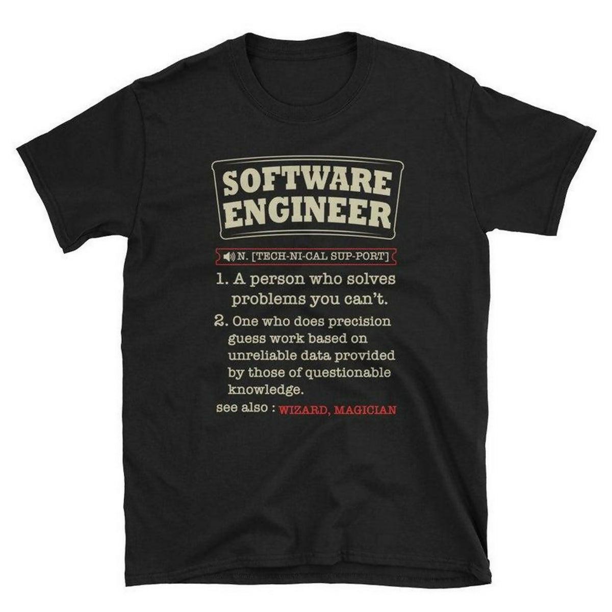 Khanani's Funny Software Engineer Definition Shirt- - ValueBox