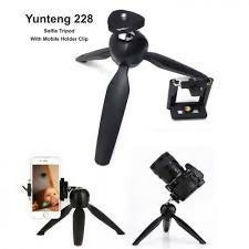 YT-228 MINI TRIPOD STENT PORTABLE STENT FOR VLOGGING AND VIDEO RECORDING AND ETC