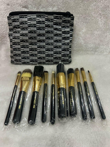 Mac Makeup Brush Pouch 10pcs - ValueBox