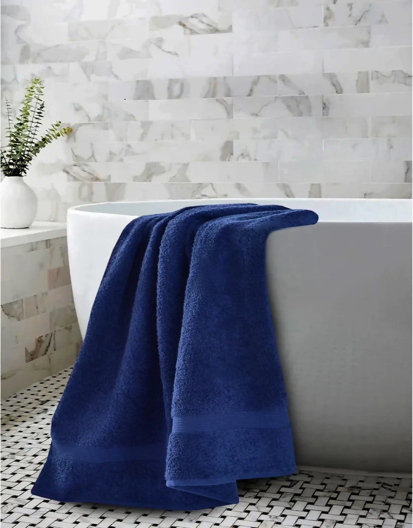 Full-size-Bath-Sheet-Navy-Blue-Apricot-9162