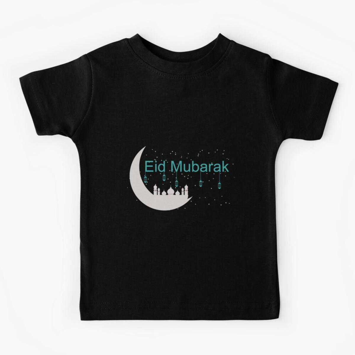 badgeKhanani's Bakra Eid mubarak printed tees for kids - ValueBox