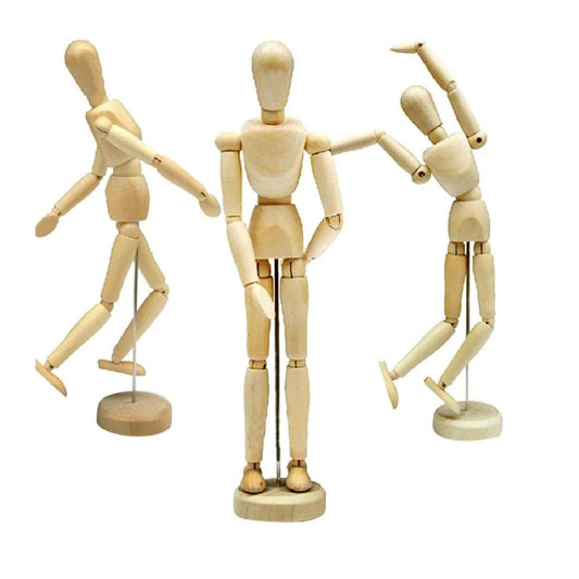 Wooden Manikin 8" Move able Model for Artists - ValueBox