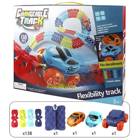 Flexible Track Play Set Car