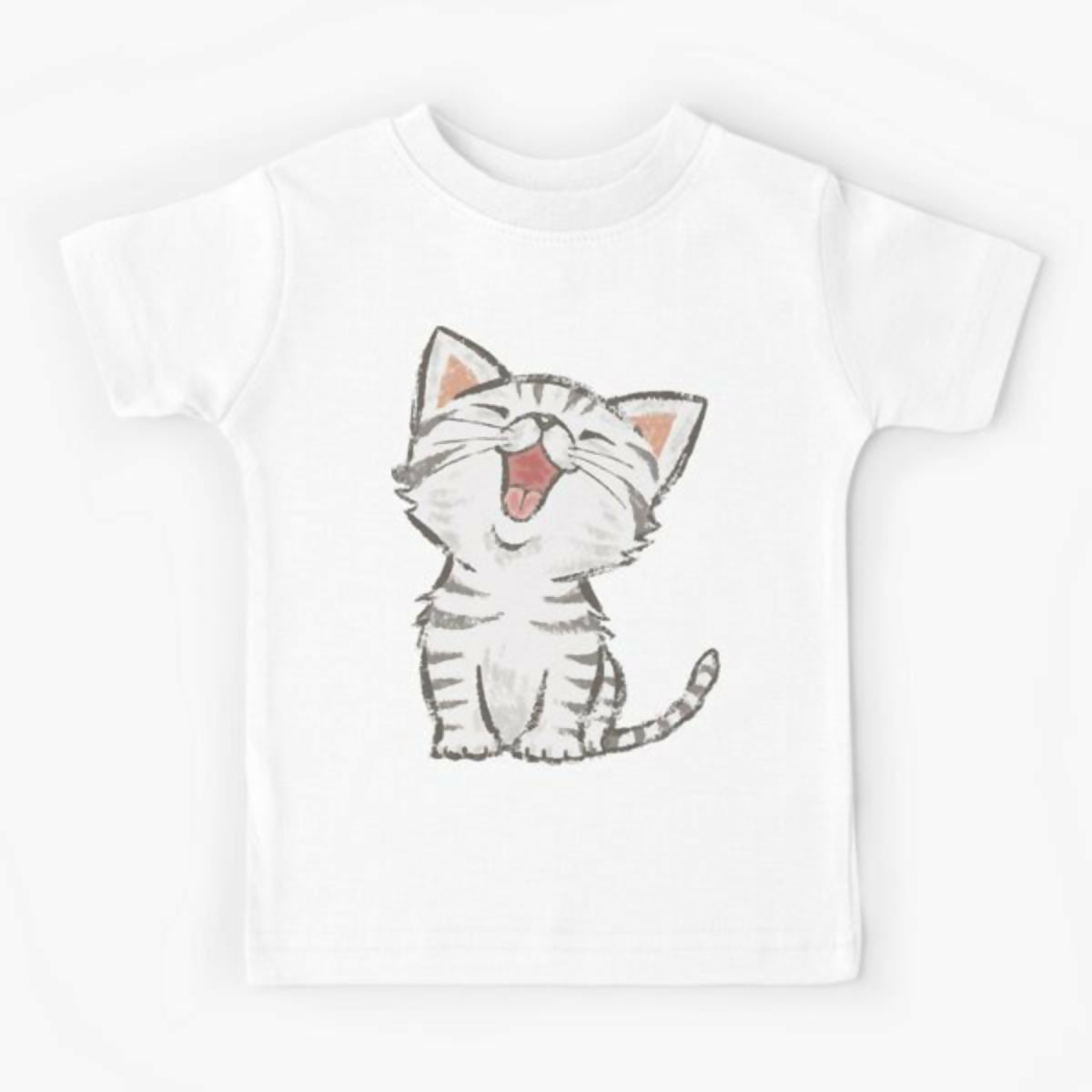 Khanani's Kids cat tshirts for age 1-10 years