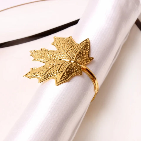 Napkin-Holder-Rings-Golden-Mepal-Leaf-Apricot-2733