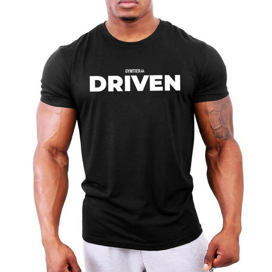 Driven - Bodybuilding T-Shirt Men's Gym T-Shirt Training Clothing by GYMTIER - ValueBox