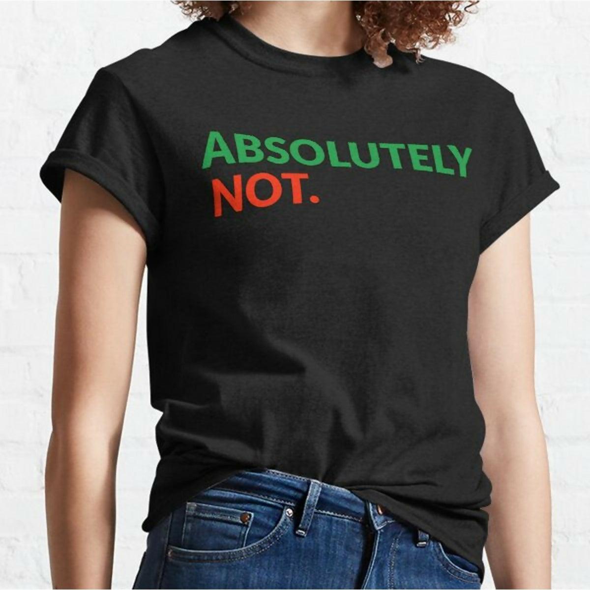 Khanani's Absolutely Not Printed tshirt Imran Khan tshirts for men - ValueBox