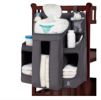 Hanging Diaper Organizer for Changing Table and Crib, Diaper Stacker and Crib Organizer Hanging Diaper Caddy Organizer for Baby Essentials Nursery Organizer for Cribs,Nursery Organizer and Baby Diaper Caddy Hanging Diaper Organization Storage for Baby - ValueBox