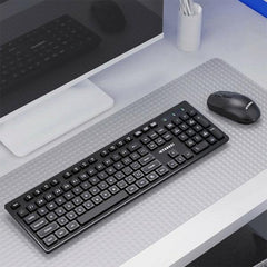 Hyundai HY-NMK210 Wireless Keyboard and Mouse Combo: Smooth Keys for Home and Office Use - ValueBox