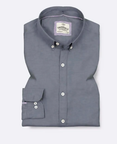 Light Slate Oxford Shirt