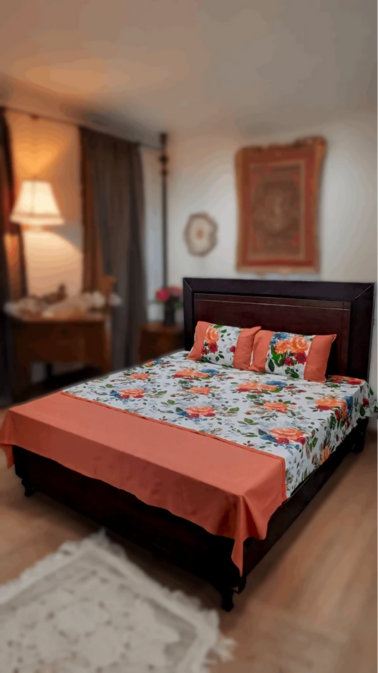 Coral Bedsheet Double - DB-36 _ Winter Stuff