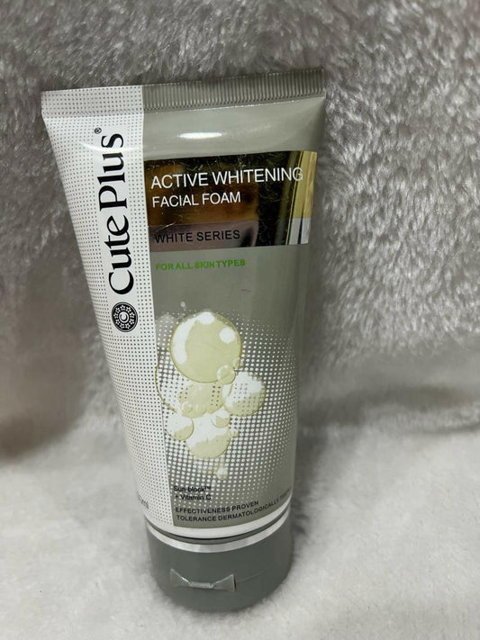 Cute Plus Active Whitening Facial Foam 150ml - ValueBox