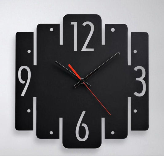 AKW latest wall clock design Wall Clock 3D Wooden Watch - ValueBox