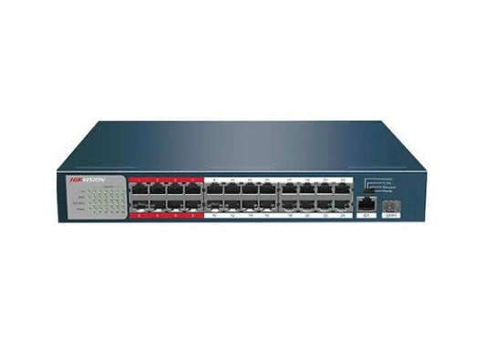 Hikvision DS-3E0326P-E(B) 24 Port Fast Ethernet PoE Switch (Branded Used)