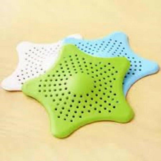 Pack of 2 Silicone Rubber Five-pointed Star Sink Filter - ValueBox