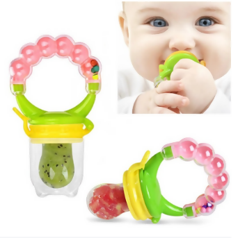 1Pcs Fruit Pacifier Voice Baby Rattles Pacifier Hand Hold Jingle Shaking Bell Lovely Hand Shake Bell Ring Toys Newborn Baby Teether Toys - ValueBox