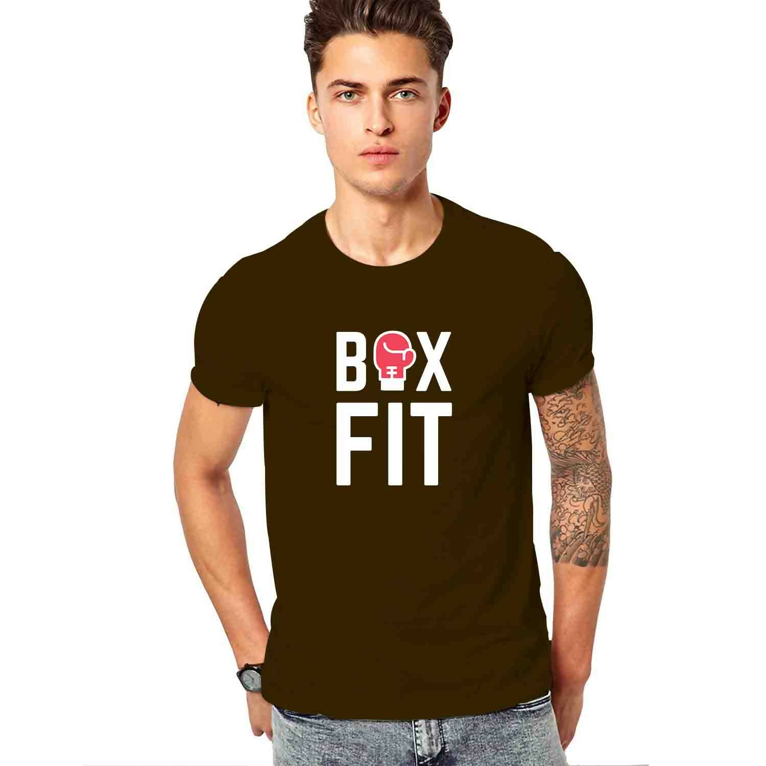 Khanani's Boxing lifestyle half sleeves t shirt for men - ValueBox