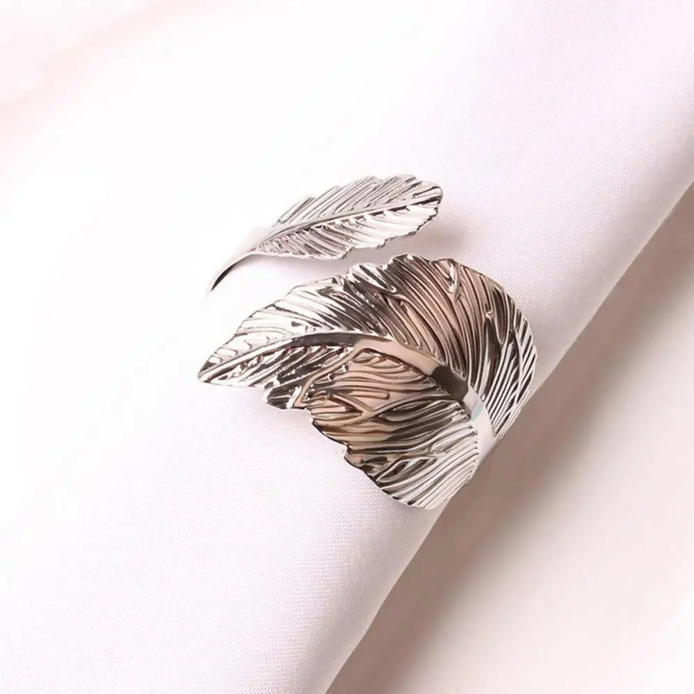 Napkin-Holder-Rings-Feather-Sliver-Apricot-4155