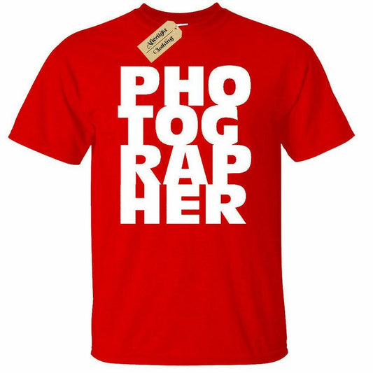 Khanani's Mens Photographer Gift Tee Photography T-Shirt Camera - ValueBox