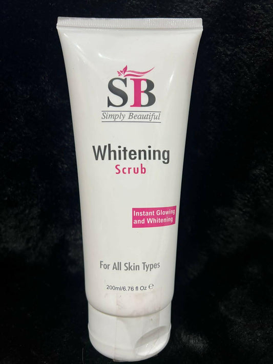 SB Whitening Scrub instant Glowing & Whitening 200ml - ValueBox