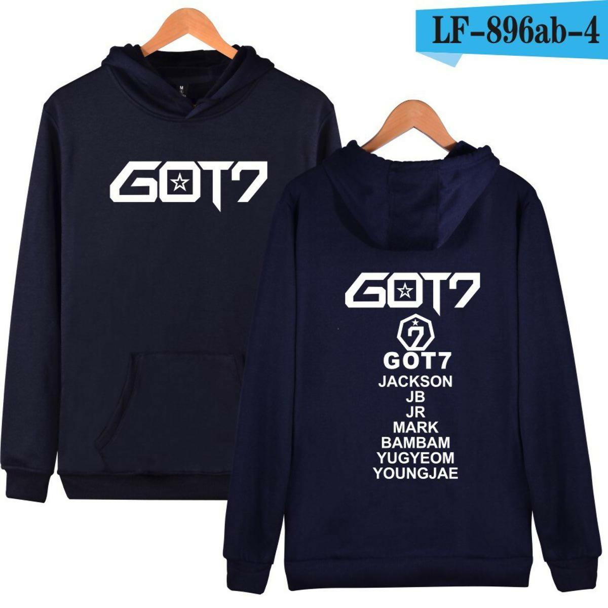 Khanani's GOT7 Casual Street Style hoodies pullover fleece hoodie for men - ValueBox