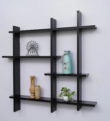 Wall Shelf Shelves for Living Room Wooden Wall Hanging Floating Design