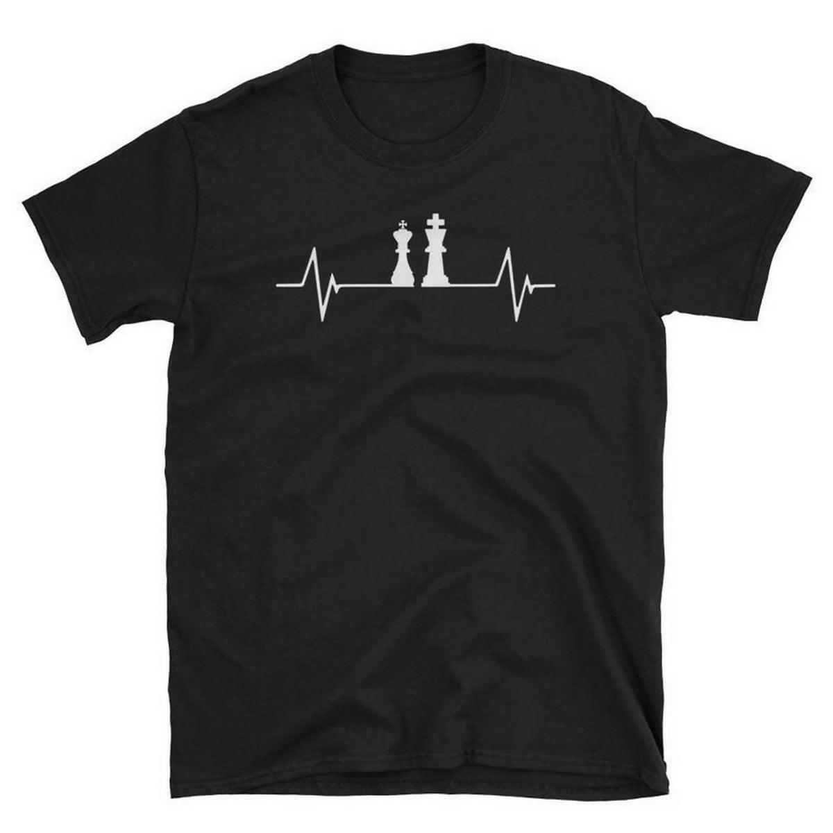 Chess Shirt Gift Heartbeat Tee Shirt - ValueBox