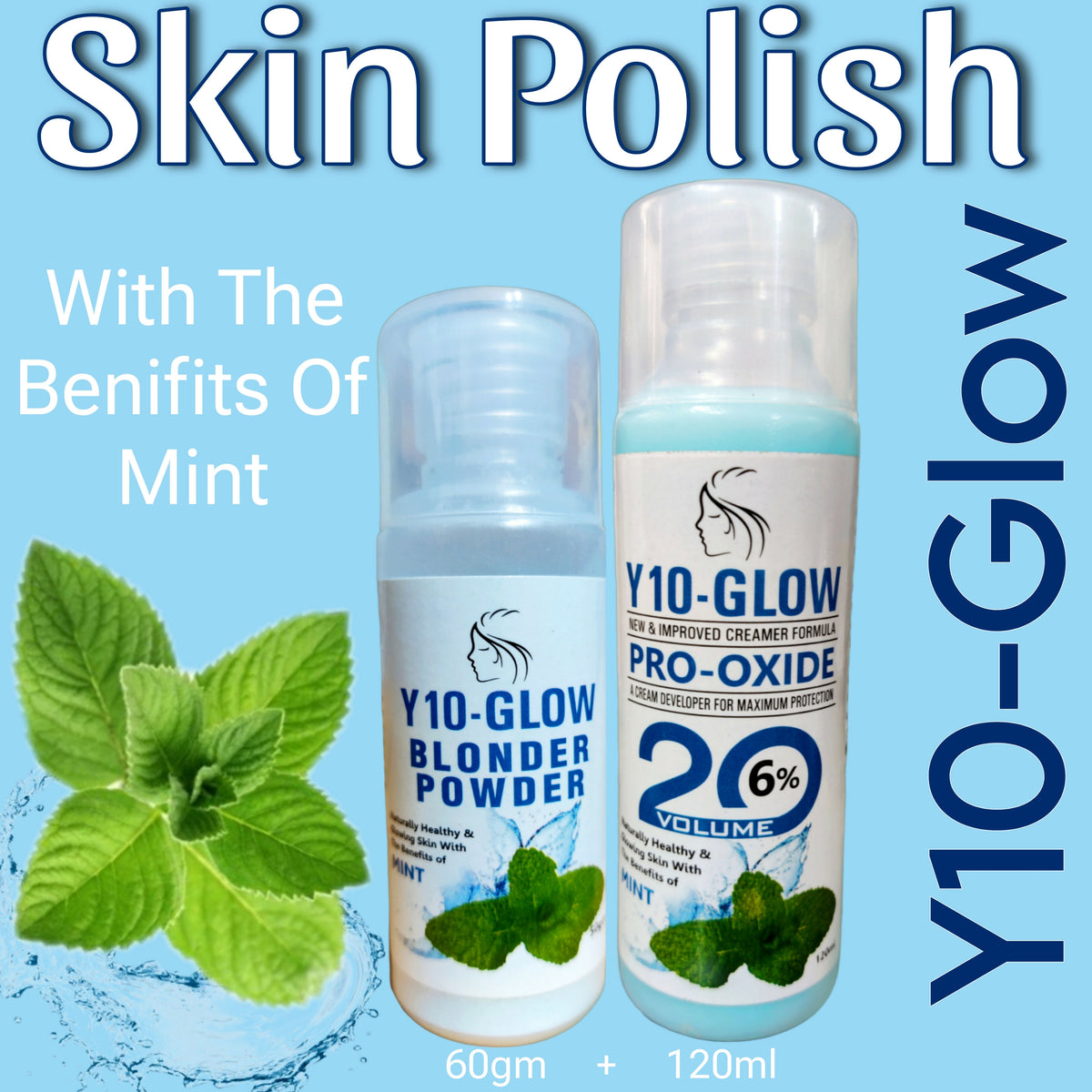 Y10 Glow Skin Polish With Cool Mint (Sensitive Skin)