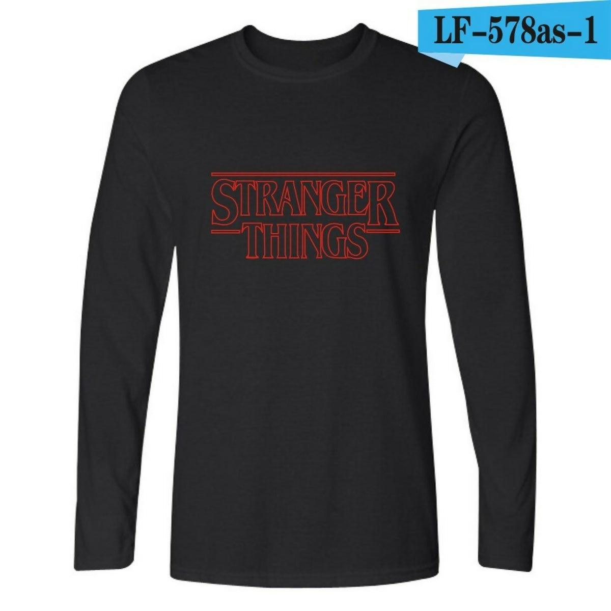 Khanani's Stranger Things tshirts long sleeve tees for men - ValueBox