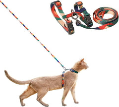 Rainbow color leash For Cats- easy gripping -Genuine Product - ValueBox