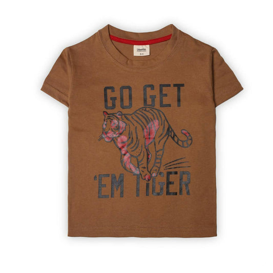 Brown "Go Get 'Em Tiger" T-Shirt - ValueBox