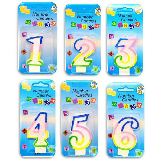 Number Candle 0 to 9 | for Happy Birthday | Anniversary | Celebration | Teenagers | Candle