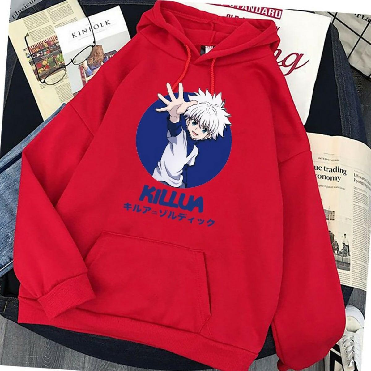 Khanani's Kawaii anime character pullover hooded hoodie for men - ValueBox