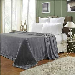 DELUXE FLEECE/AC Double BLANKETS Ultra Soft Luxurious Fabric - ValueBox