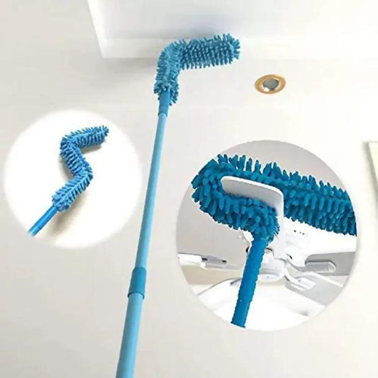 Flexible Micro Fiber Duster With Telescopic Stainless Steel Handle for Fan Cleaning Specially - ValueBox