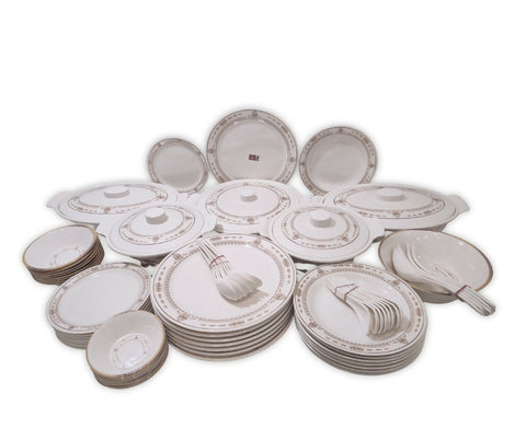 Melamine dinner set - 72 Service Dinner Set 8/8 persons serving Strong quality with good Looking I,11 - ValueBox