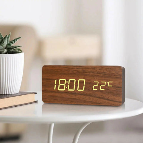 Wood-Style-Digital-LED-Clock-SA2405-228-Brown-Apricot-8141