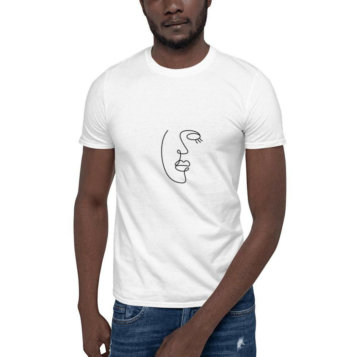 Khanani's Line art abstract printed t shirts for men - ValueBox