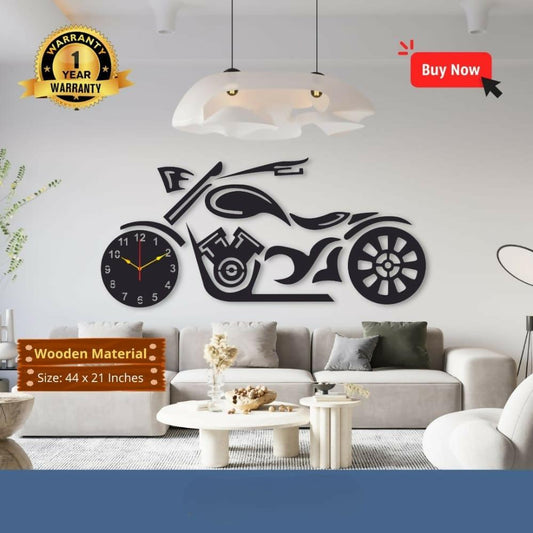 Stylish Bike Design Wall Clock