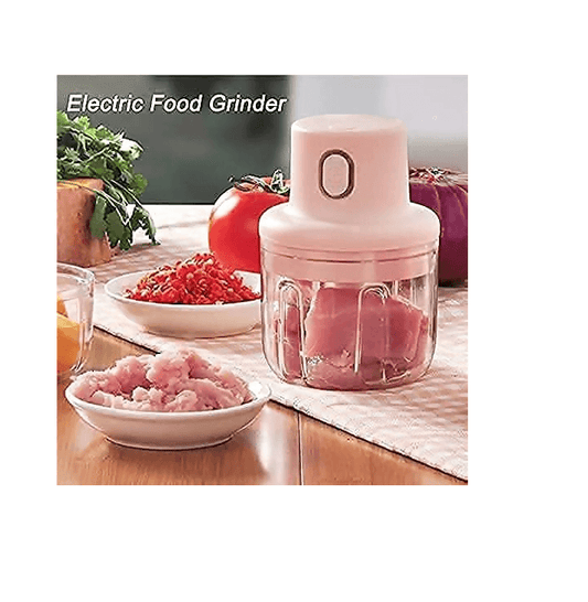 Portable Fruit Vegetable Onion Garlic Cutter Food Speedy Chopper Mini Slicer, Food Processor (250 ml) - ValueBox