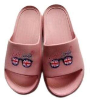 Ladies Slipper - Glasses Design Slippers - Pink Emoji Slipper - Flip Flop Slipper - ValueBox